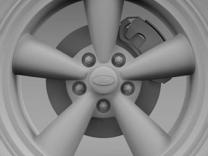 fordmustang gth 2006 wheel Model 3D