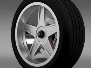 fordmustang gtr 2005 wheel 3D Model