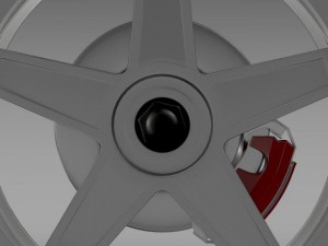 fordmustang gtr 2005 wheel Modèle 3D