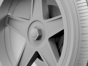 fordmustang gtr 2005 wheel Modèle 3D