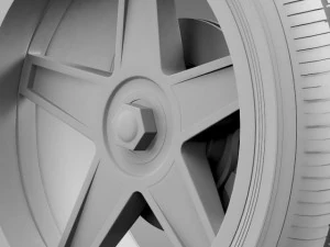 fordmustang gtr 2005 wheel 3D Model