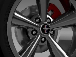 fordmustang shelby gt convert 2008 wheel 3D Model