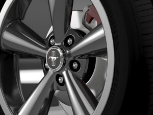 fordmustang shelby gt convert 2008 wheel Modelo 3D