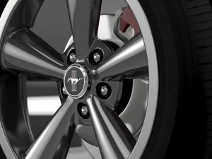 fordmustang shelby gt convert 2008 wheel 3D Model
