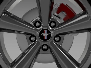 fordmustang shelby gt convert 2008 wheel Modelo 3D