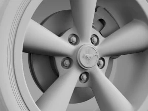 fordmustang shelby gt convert 2008 wheel 3D Model