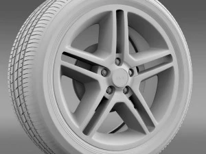 フォード マスタング シェルビー GT500 2010 ホイール 3Dモデル