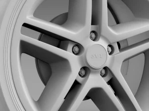 フォード マスタング シェルビー GT500 2010 ホイール 3Dモデル