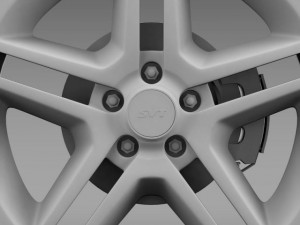 fordmustang shelby gt500 2010 wheel 3D Модель