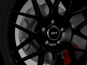 fordmustang shelby gt500 convertible 2011 wheel Modèle 3D