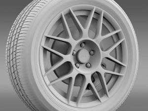 fordmustang shelby gt500 convertible 2011 wheel Modèle 3D