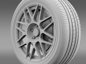 fordmustang shelby gt500 convertible 2011 wheel Modèle 3D