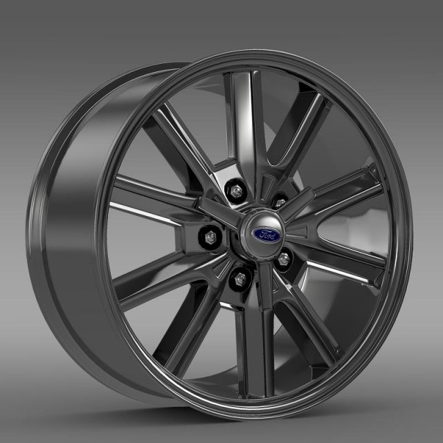 ford mustang 2005 rim 3D 模型 .c4d .max .obj .3ds .fbx .stl .blend 