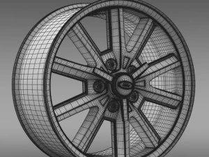 ford mustang 2005 rim 3D Model