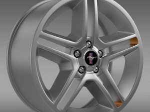 ford mustang 2010 av x 10 rim 3D Model