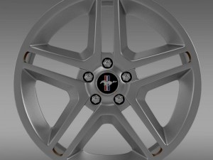 ford mustang 2010 av x 10 rim 3D Модель
