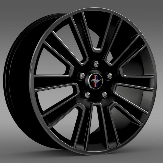 ford mustang 2010 rim 3Dモデル .c4d .max .obj .3ds .fbx .stl .blend 