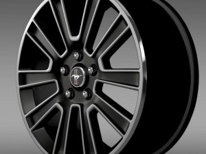 ford mustang 2010 rim 3Dモデル