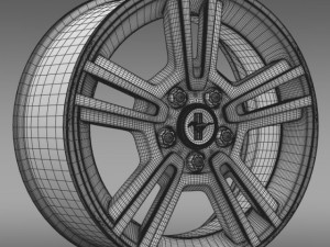 ford mustang 2013 rim 3D Model