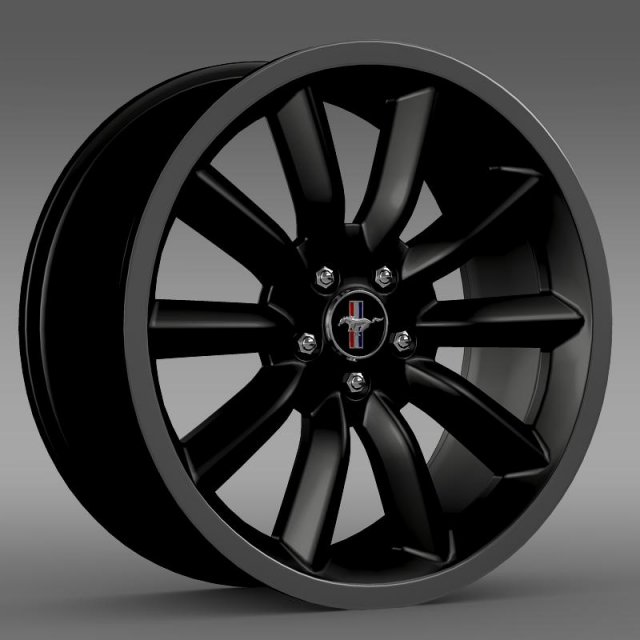 ford mustang boss 302 2012 rim Modello 3D .c4d .max .obj .3ds .fbx .stl .blend 