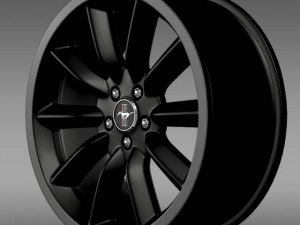 ford mustang boss 302 2012 rim Modello 3D
