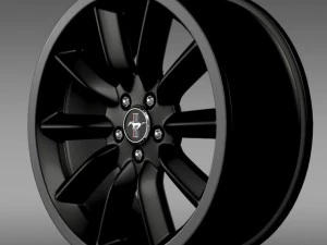 ford mustang boss 302 2012 rim 3D Model
