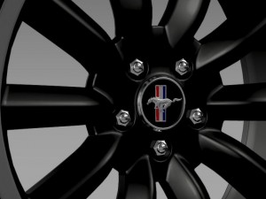 ford mustang boss 302 2012 rim Modello 3D