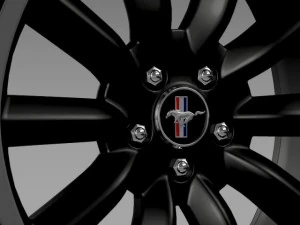 ford mustang boss 302 2012 rim 3D Model