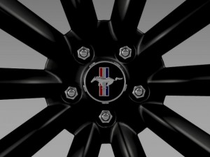 ford mustang boss 302 2012 rim Modello 3D
