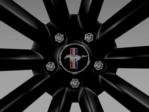 ford mustang boss 302 2012 rim 3D Model