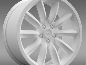ford mustang boss 302 2012 rim Modello 3D