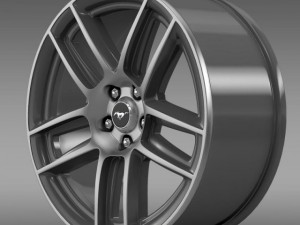 ford mustang boss 302 2013 rim 3D Model