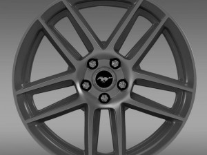 ford mustang boss 302 2013 rim 3D Model