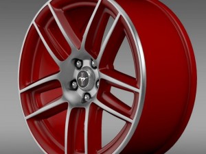 ford mustang boss 302 laguna seca 2012 rim 3D Model