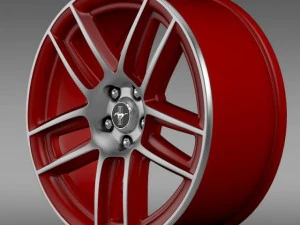 ford mustang boss 302 laguna seca 2012 rim 3D Model