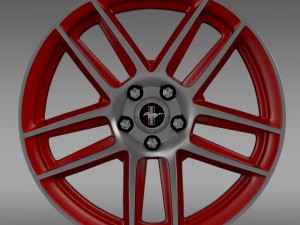 ford mustang boss 302 laguna seca 2012 rim 3D Model