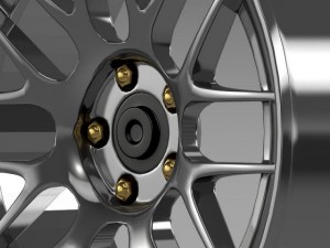 ford mustang boss 302r 2011 rim Modello 3D