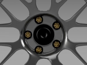 ford mustang boss 302r 2011 rim Modello 3D