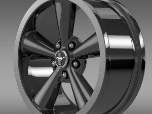 ford mustang bullit 2008 rim 3D Model