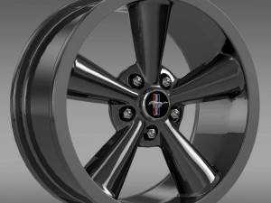 ford mustang bullit 2008 rim 3D-Modell