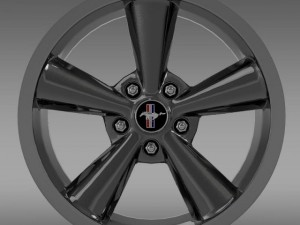 ford mustang bullit 2008 rim 3D-Modell