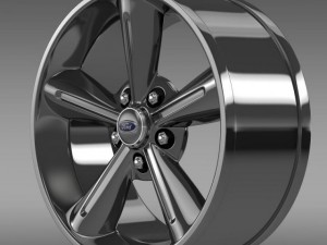 ford mustang convertible 2010 rim 3D Model