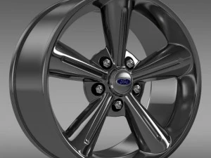 ford mustang convertible 2010 rim 3D Model
