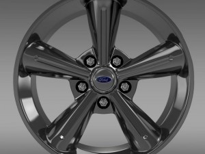 ford mustang convertible 2010 rim 3D-Modell