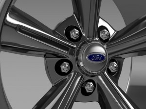 ford mustang convertible 2010 rim 3D-Modell