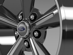 ford mustang convertible 2010 rim 3D-Modell