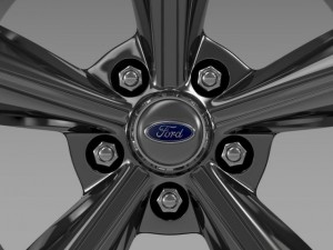 ford mustang convertible 2010 rim 3D-Modell