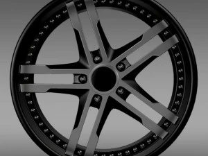 ford mustang dub edition 2011 rim 3D Model