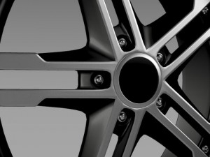 ford mustang dub edition 2011 rim 3D Model