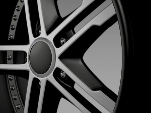 ford mustang dub edition 2011 rim 3D Model